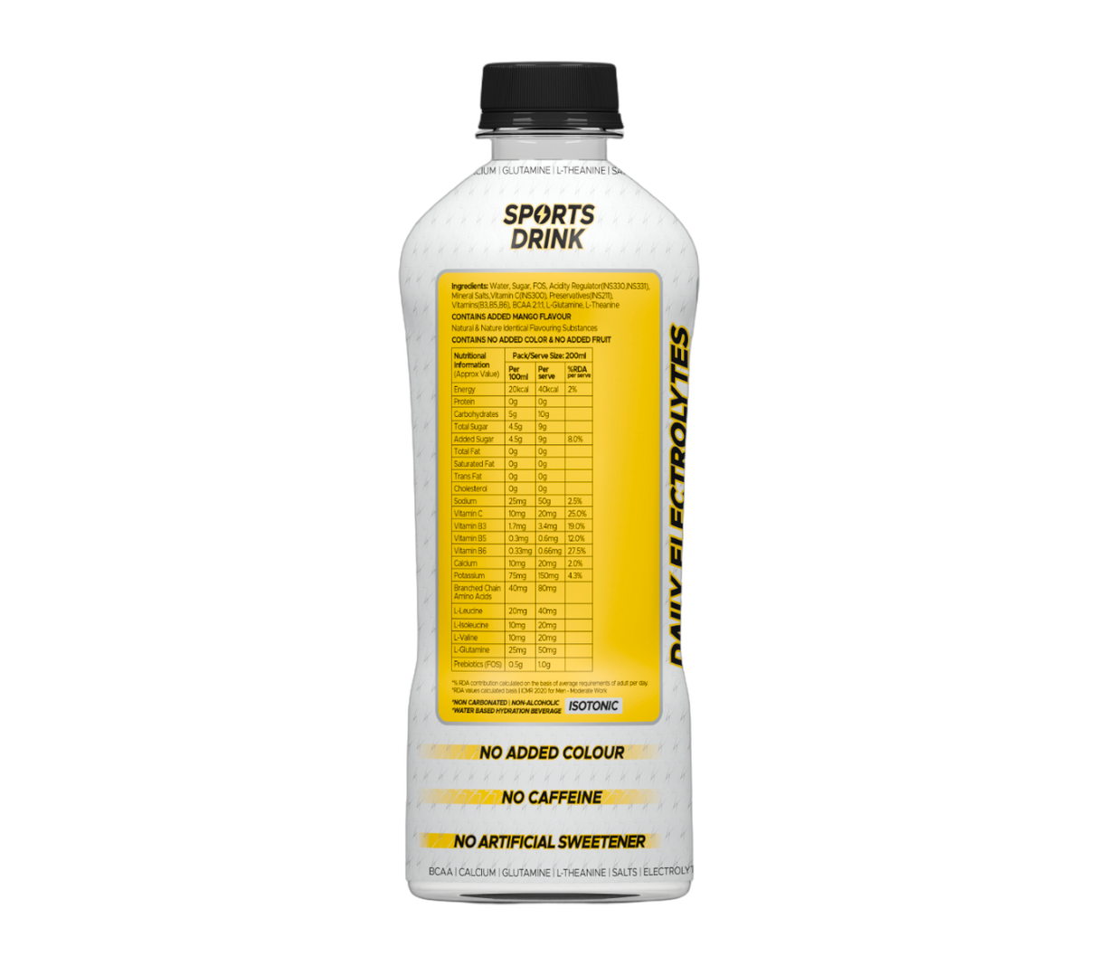 Knack Pro Sports 200ml Pack of 8 (Mango Flavour) PET Bottles