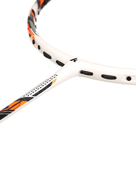 Force F7 Unstrung Badminton Racket (Orange) - 3U/G1