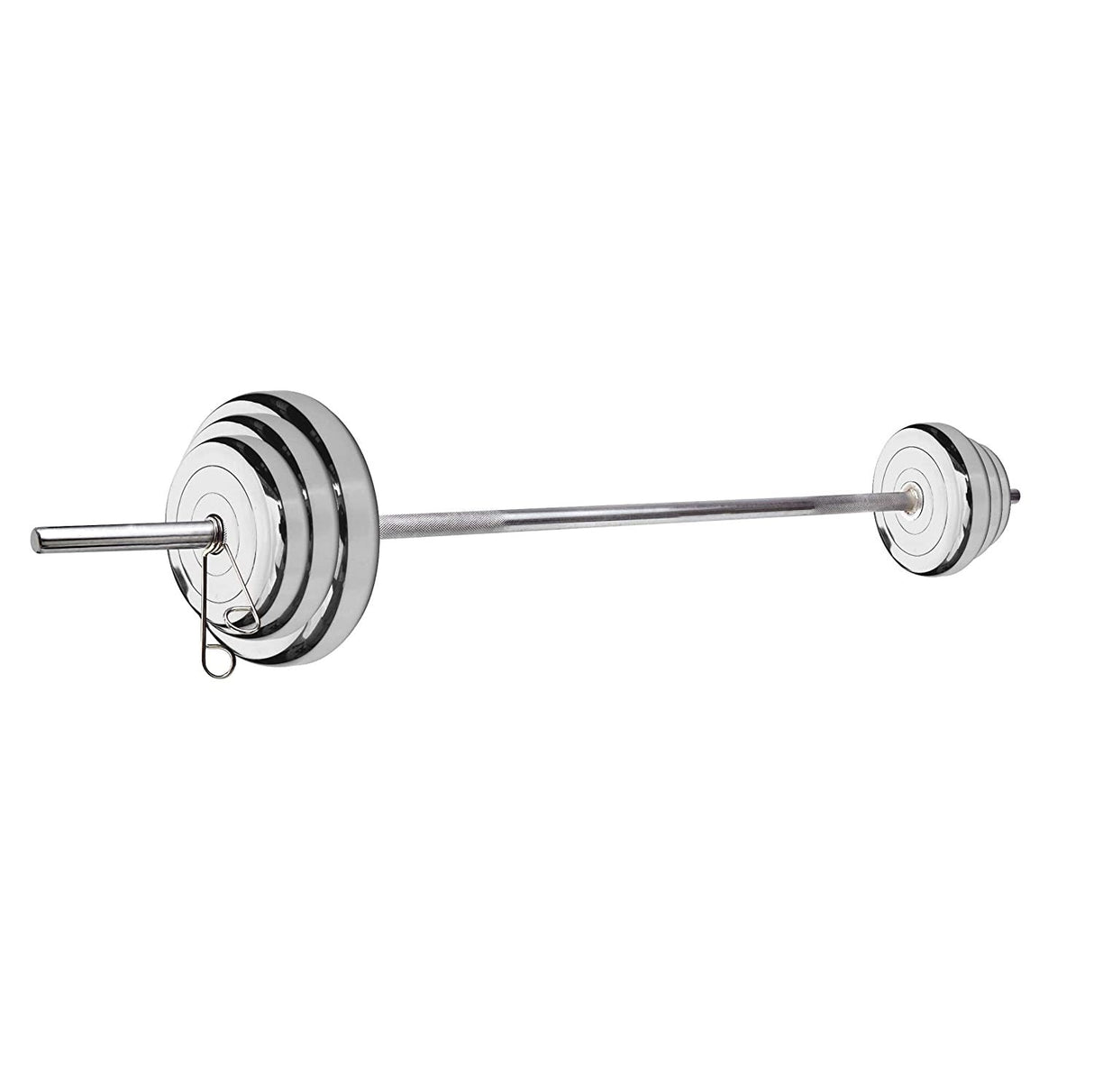 Kore Professional Steel 10-100 kg Home Gym Set with One 4 Ft Plain and One Pair Dumbbell Rods with Gym Accessories (SP-COMBO9)