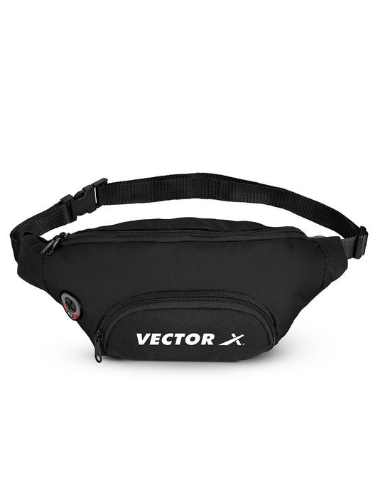 Vector X Stylish Waist Travel Hiking Chest/Fanny Bag with Adjustble Waist Belt, Pouch Sports Pack for Men and Women Premium Stitching, Handy,Versatile, Waterproof Bum Bag