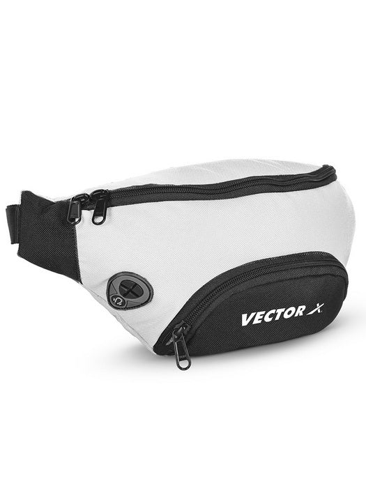 Vector X Stylish Waist Travel Hiking Chest/Fanny Bag with Adjustble Waist Belt, Pouch Sports Pack for Men and Women Premium Stitching, Handy,Versatile, Waterproof Bum Bag