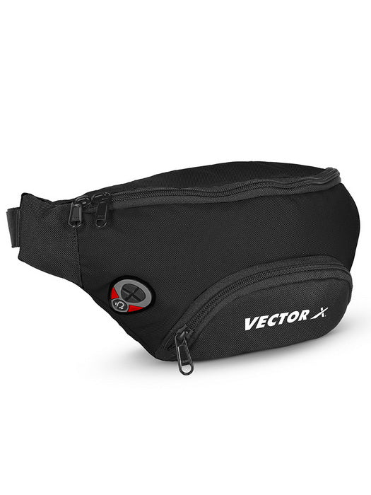 Vector X Stylish Waist Travel Hiking Chest/Fanny Bag with Adjustble Waist Belt, Pouch Sports Pack for Men and Women Premium Stitching, Handy,Versatile, Waterproof Bum Bag