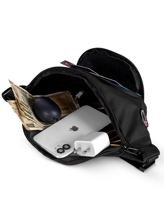 Vector X Stylish Waist Travel Hiking Chest/Fanny Bag with Adjustble Waist Belt, Pouch Sports Pack for Men and Women Premium Stitching, Handy,Versatile, Waterproof Bum Bag