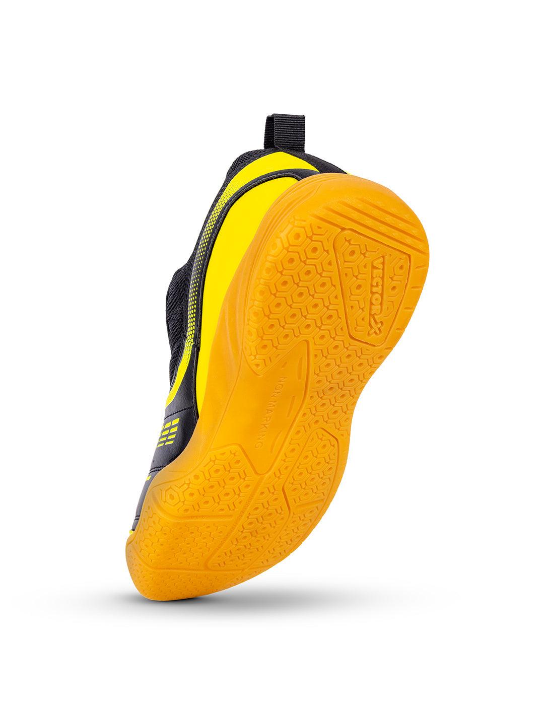 VECTOR X Ranger 7.0 Power Cushion Rubber Outsole Synthetic Mesh Badminton Shoes for Men Lightweight & Comfortable
