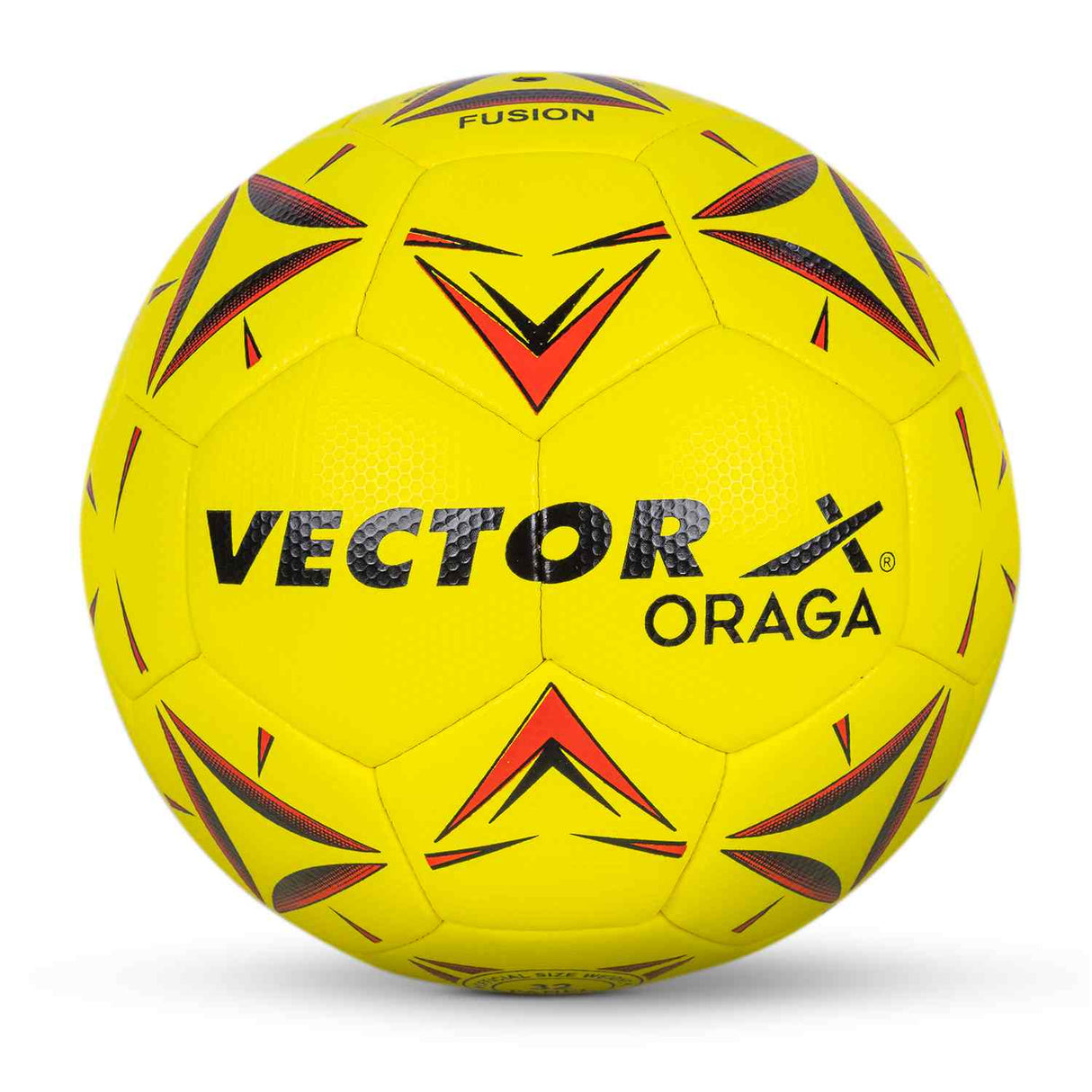 Vector X 32 Panel ORAGA Embossed PU Thermofused Indoor/Outdoor Futsal Football with Latyex Bladder Suitable for Match and Training for Adut and Kids 10-14 Years