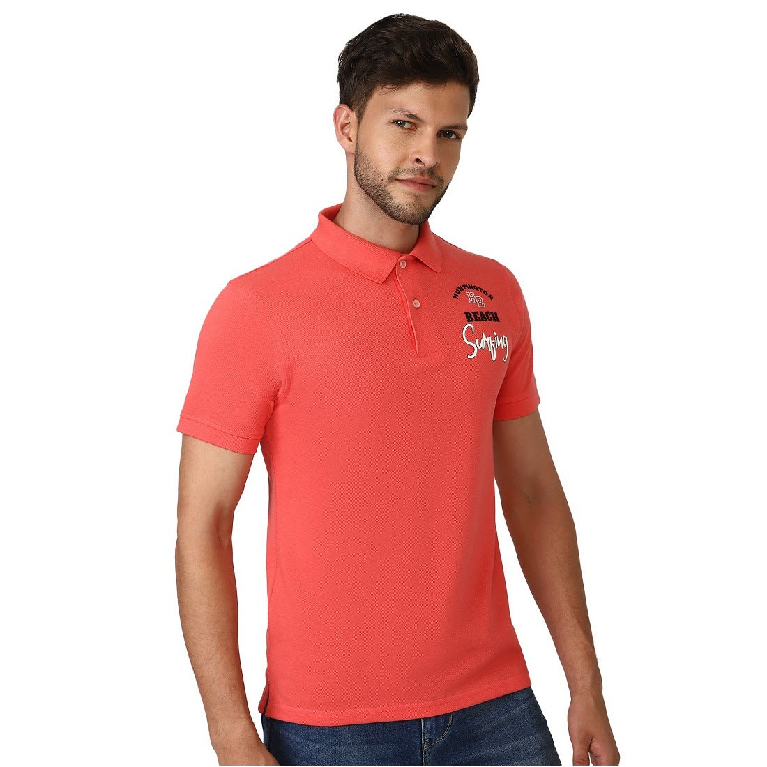 Men Classic Collar Polo T-Shirt Regular Fit Polo T Shirts