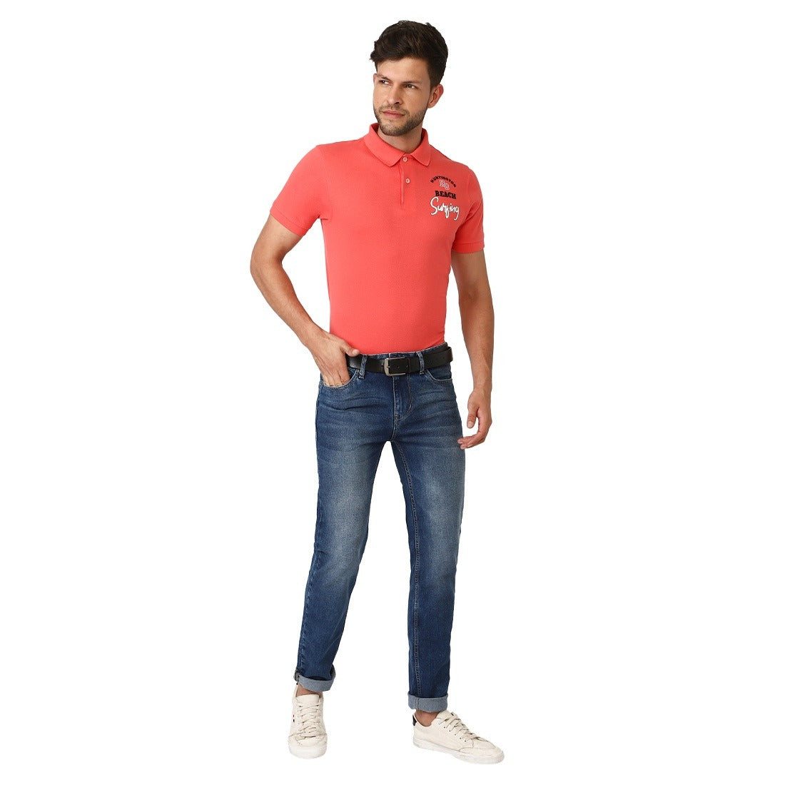 Men Classic Collar Polo T-Shirt Regular Fit Polo T Shirts