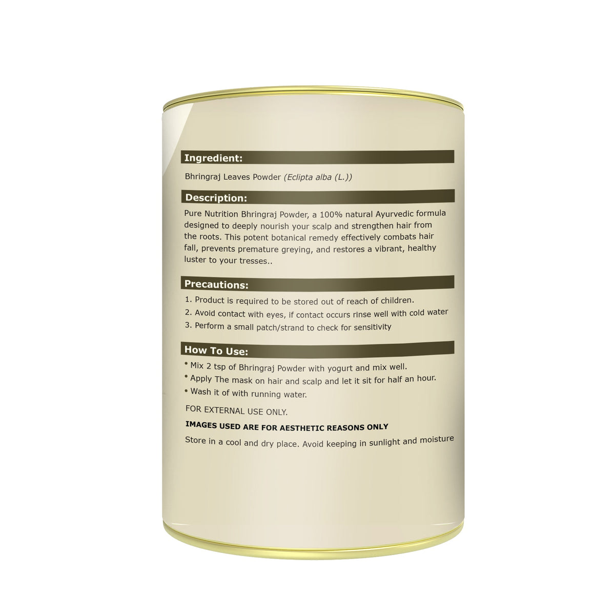 Bhringraj Powder Herbal Hair Care Powder for Growth & Scalp Health