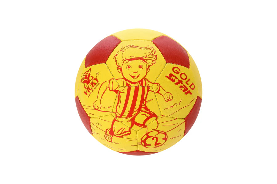Vicky Gold Star Size 2 Football | Kibi Sports