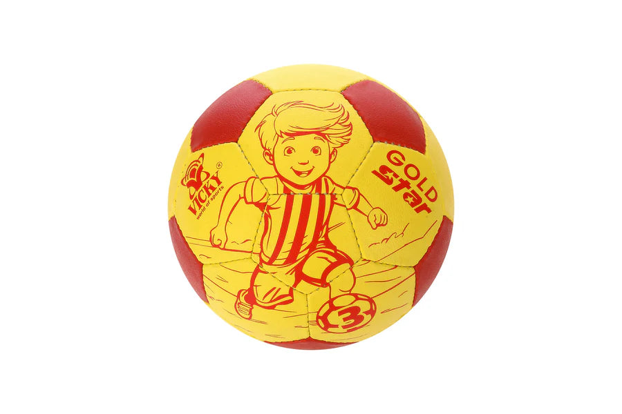 Vicky Gold Star Size 3 Football | Kibi Sports