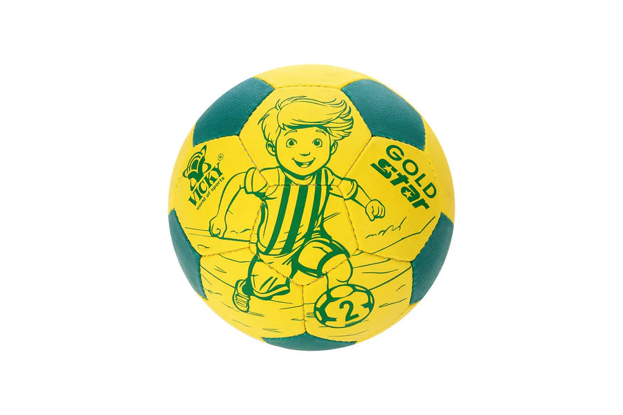 Vicky Gold Star Size 2 Football | Kibi Sports