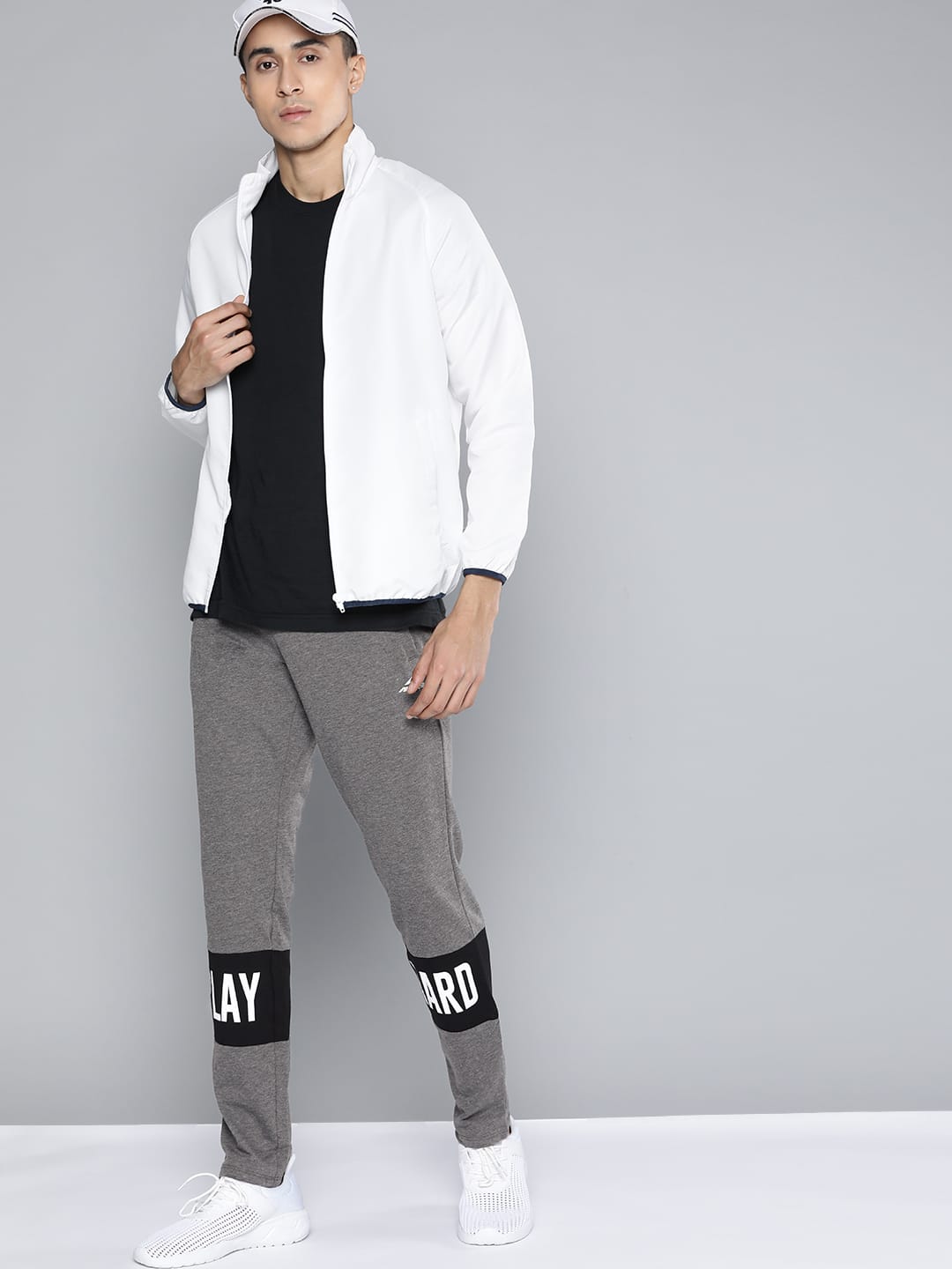 Alcis Men Grey Solid Regular Fit Jogger