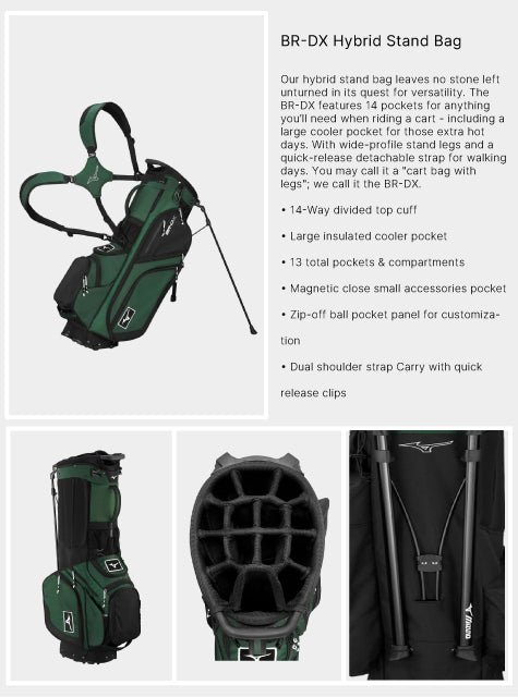 Mizuno BR-DX Hybrid Stand Bag