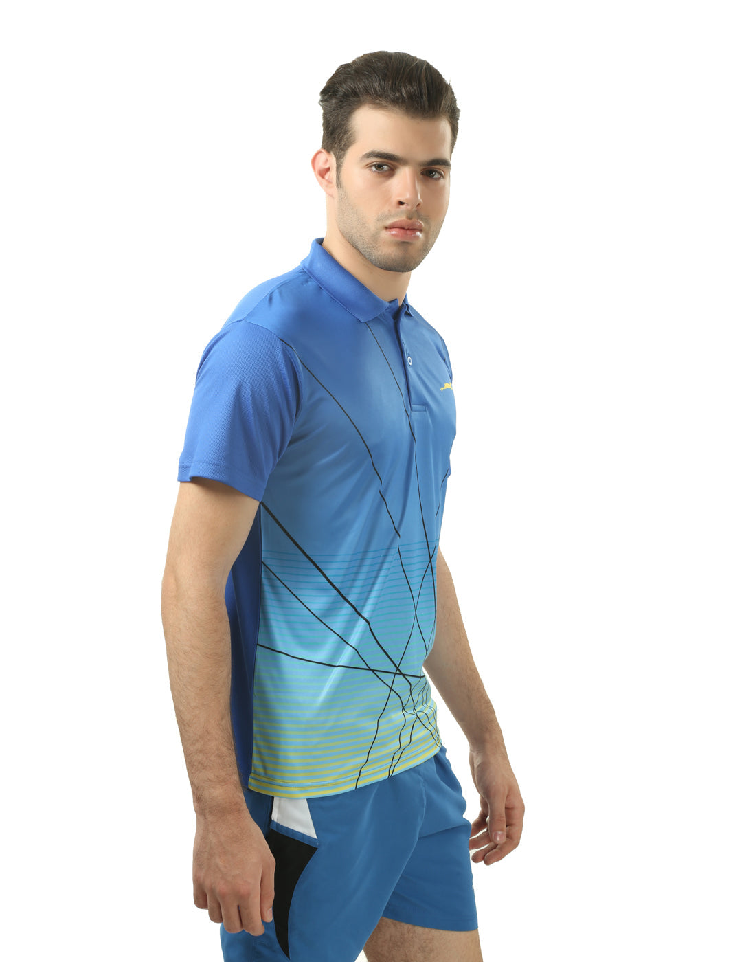 STAG GLOBAL Linea Men's Athletic Fit Polo T-Shirt | Solid Sportswear for Active & Casual Use