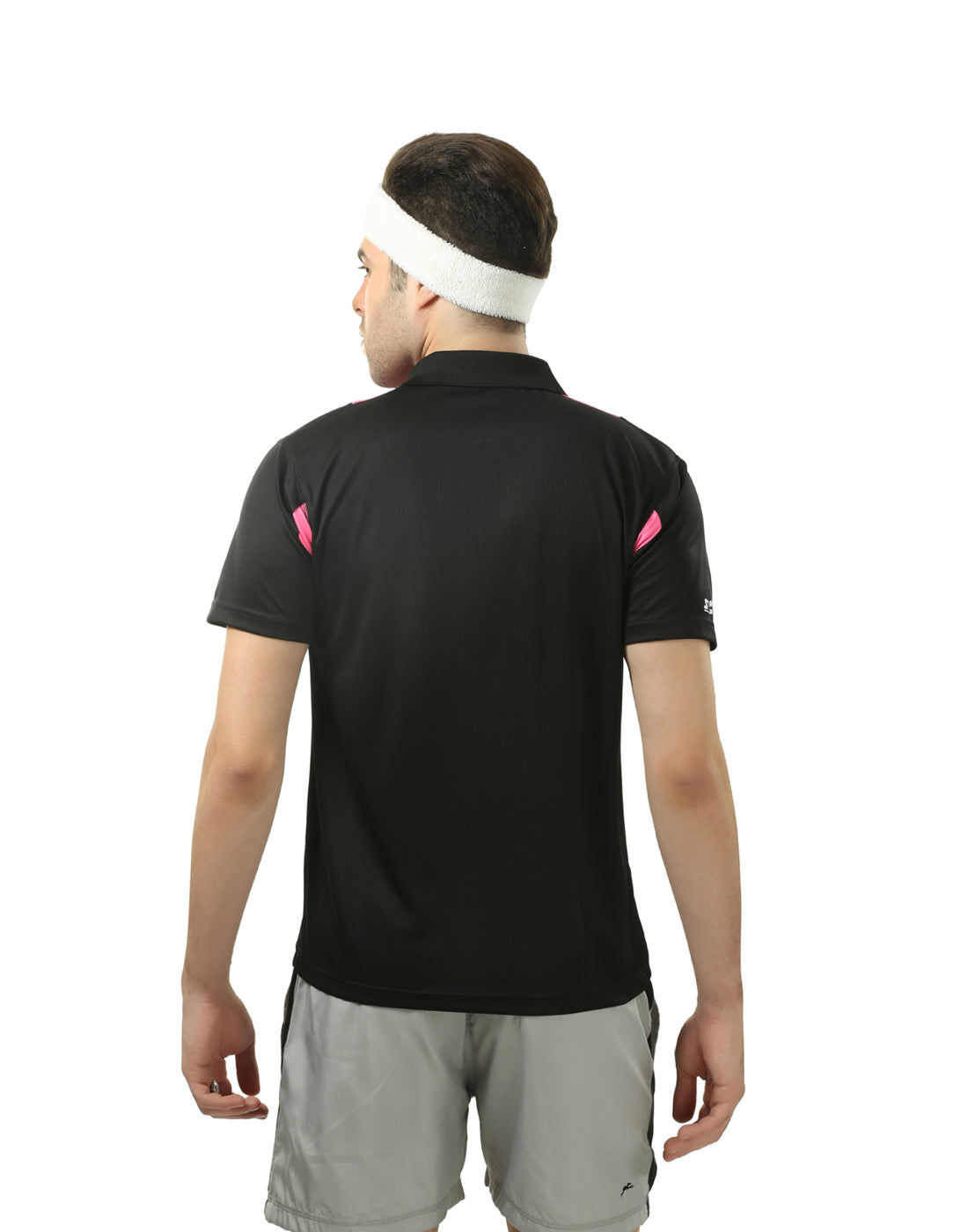 STAG GLOBAL Graphic Men's Athletic Fit Polo T-Shirt | Solid Sportswear for Active & Casual Use