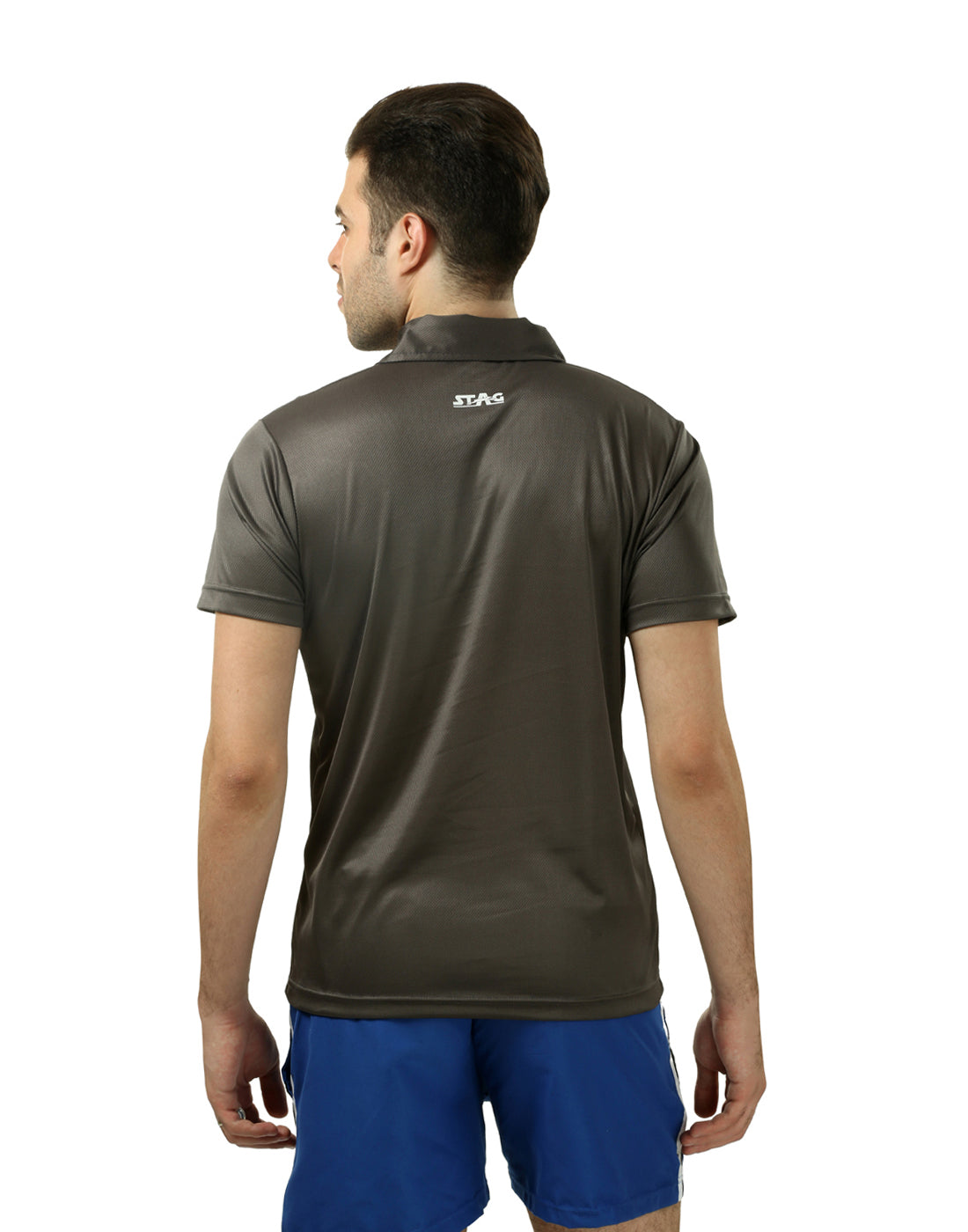 STAG GLOBAL Transform Men's Athletic Fit Polo T-Shirt | Solid Sportswear for Active & Casual Use