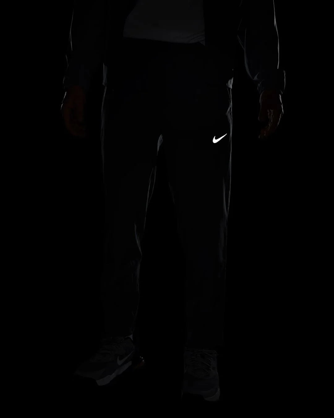 NIKE Form Men's Dri-Fit Open Hem Versatile Trousers - Smoke Grey/Black