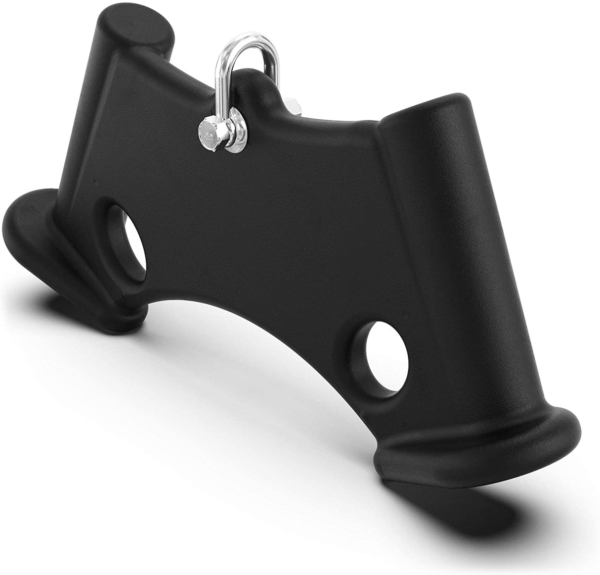 KAKSS Machine Attachments. Black Matte Handles with Universal Attachment for Cable Machines. Pull Down, Press Down, Row, Triceps, Biceps & Lats. Available in 8 Varieties