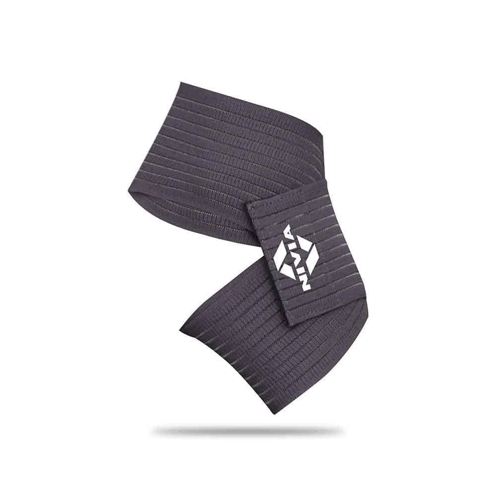 NIVIA Compression Ankle Wraps with Velcro, Ankle Sleeves, Braces or Wraps , For Compression & Circulation Available in S | M | L | XL & Sky BlueColor , Used for Rehabilitation & Recovery