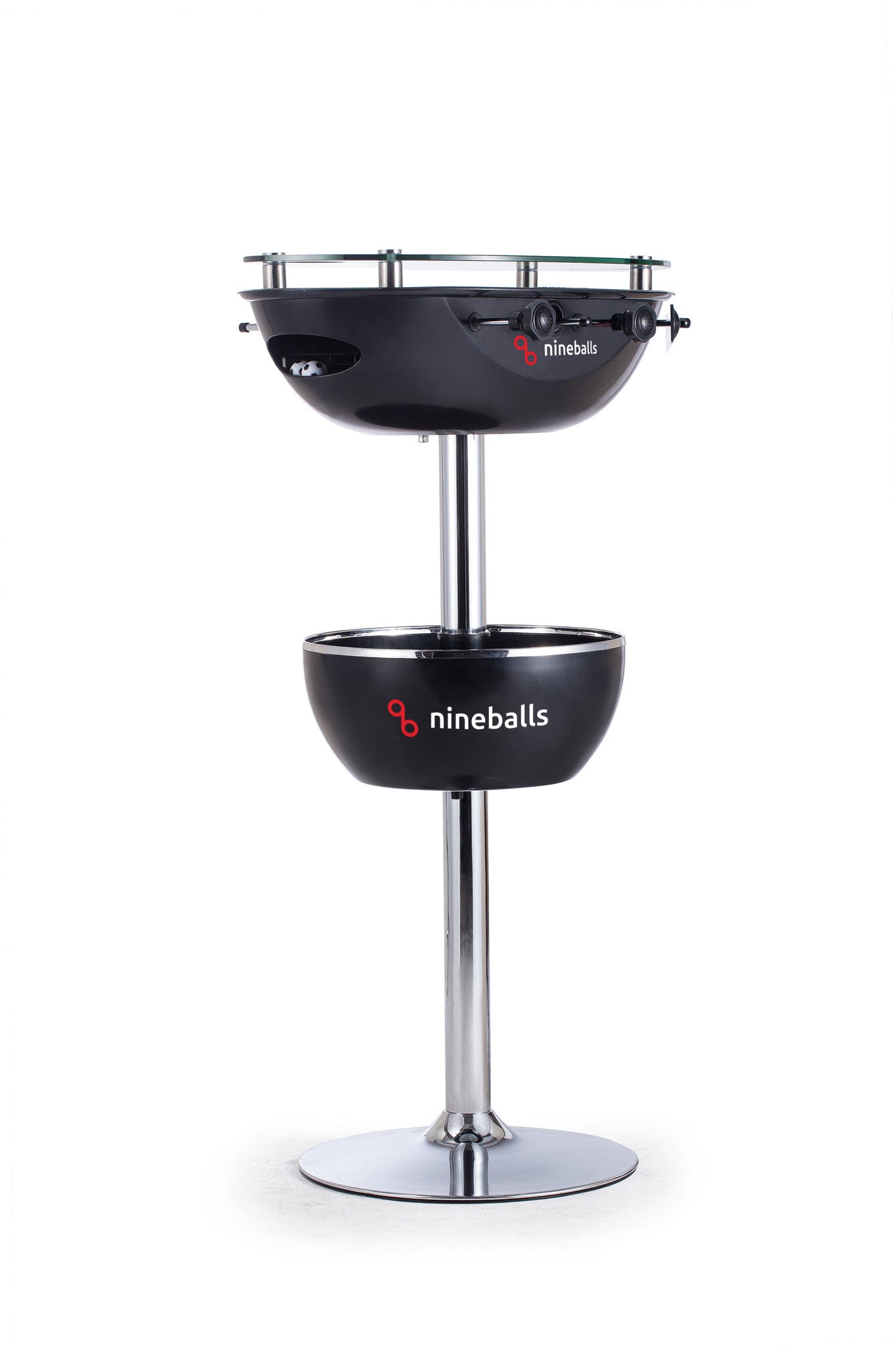 2 in 1 Party Foosball Table - Black