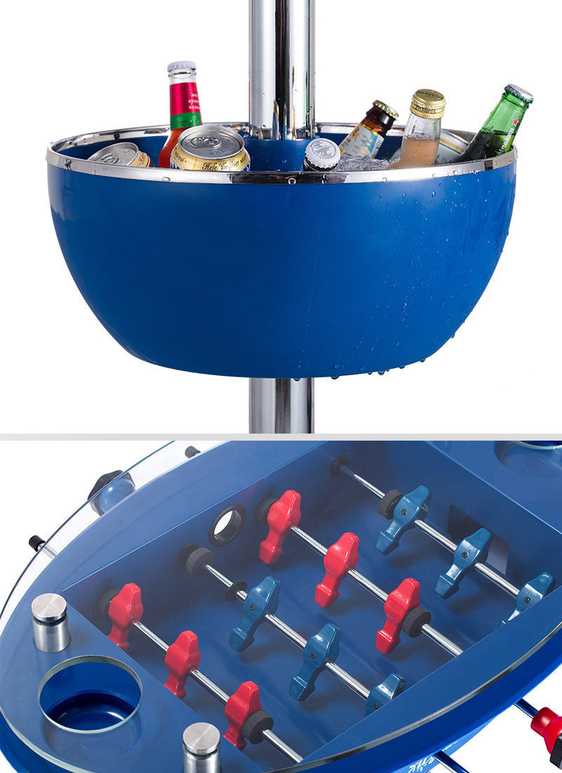 2 in 1 Party Foosball Table - Blue