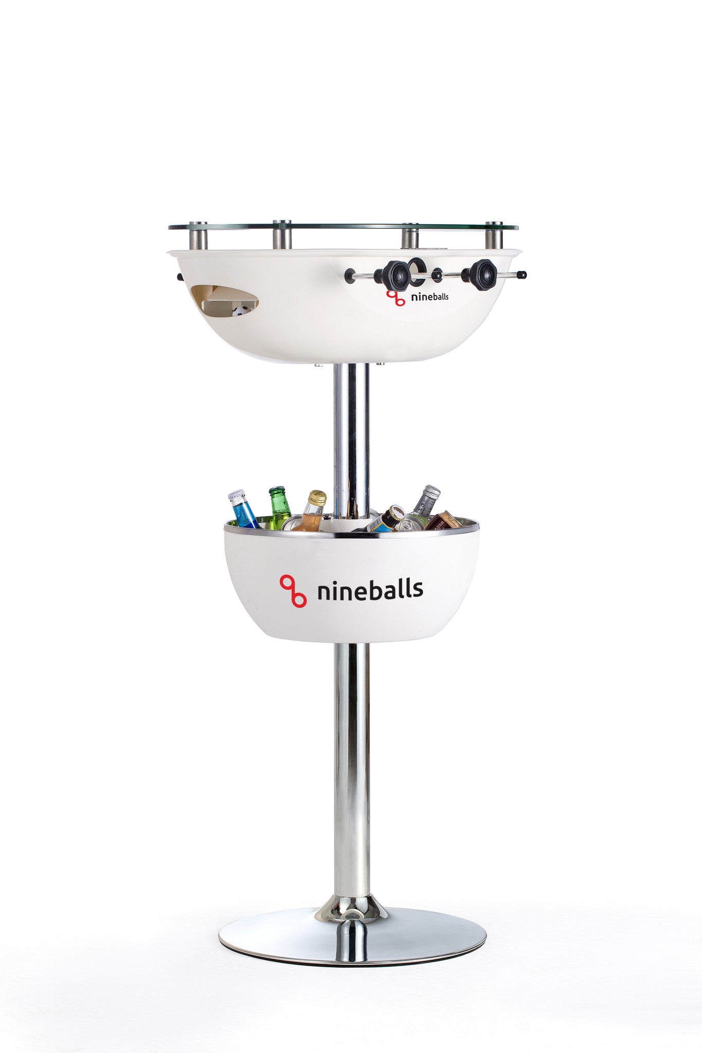 2 in 1 Party Foosball Table - White