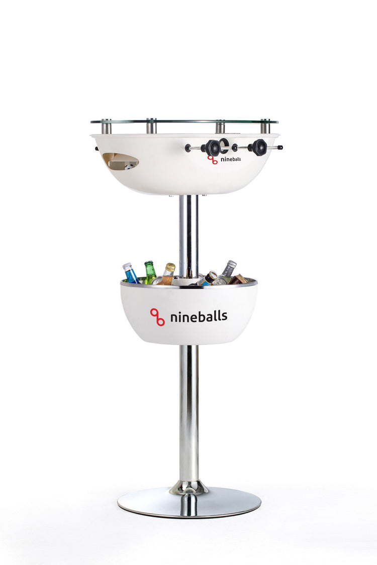 2 in 1 Party Foosball Table - White