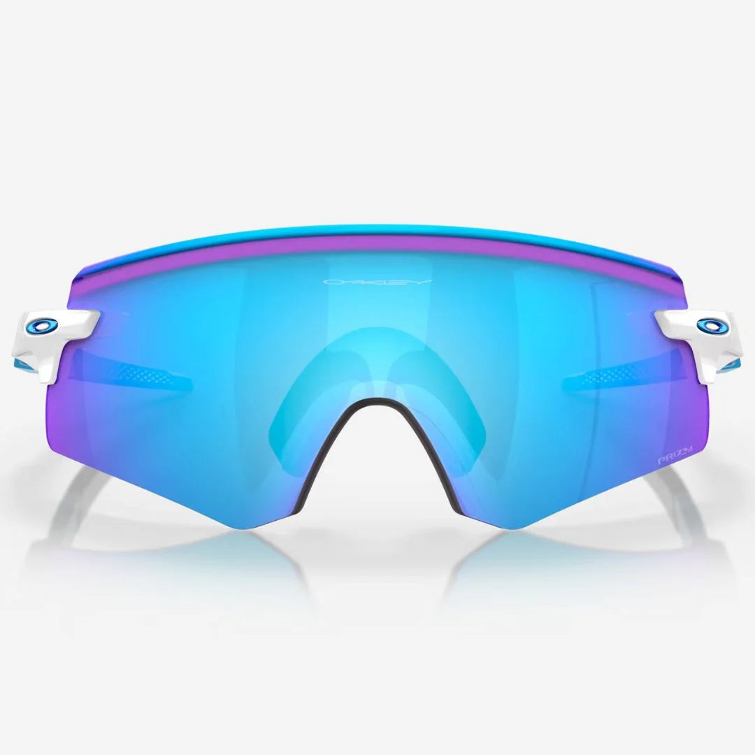 OAKLEY Encoder Sunglasses - Prizm Sapphire Lenses, Polished White Frame