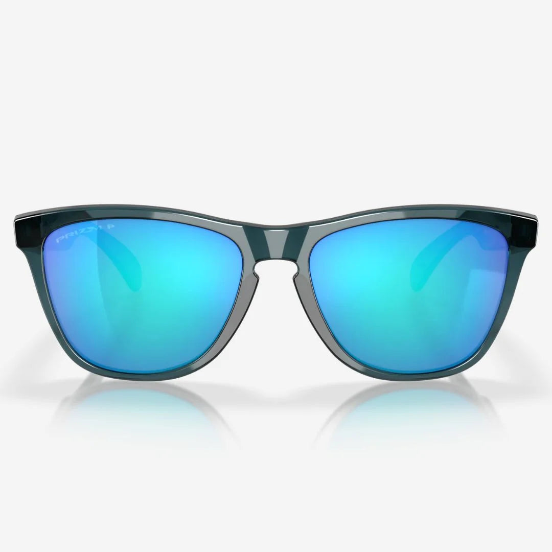 OAKLEY Frogskins™ Sunglasses - Prizm Sapphire Polarized Lenses, Crystal Black Frame