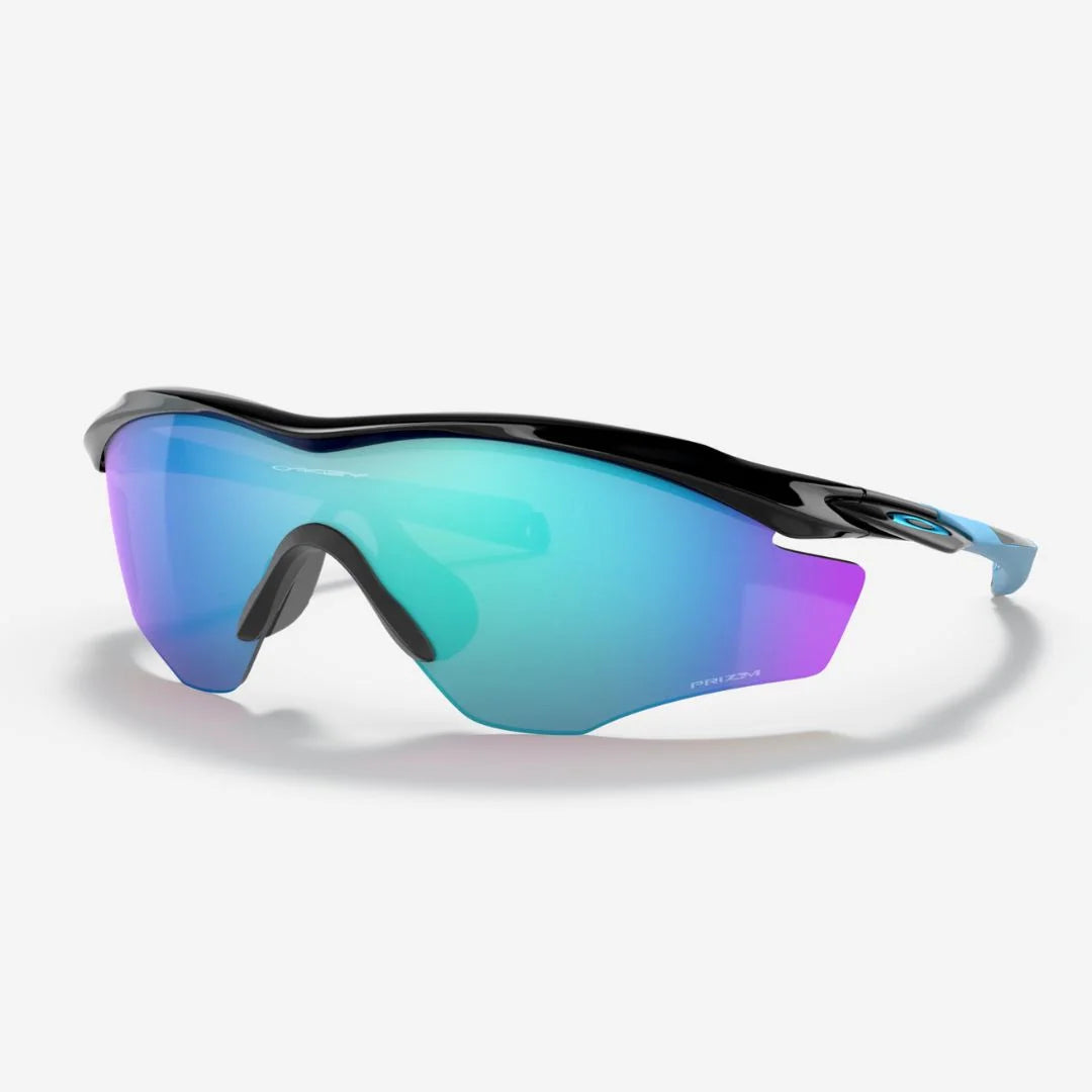 OAKLEY M2 Frame XL Sunglasses - Prizm Sapphire Lenses, Polished Black Frame
