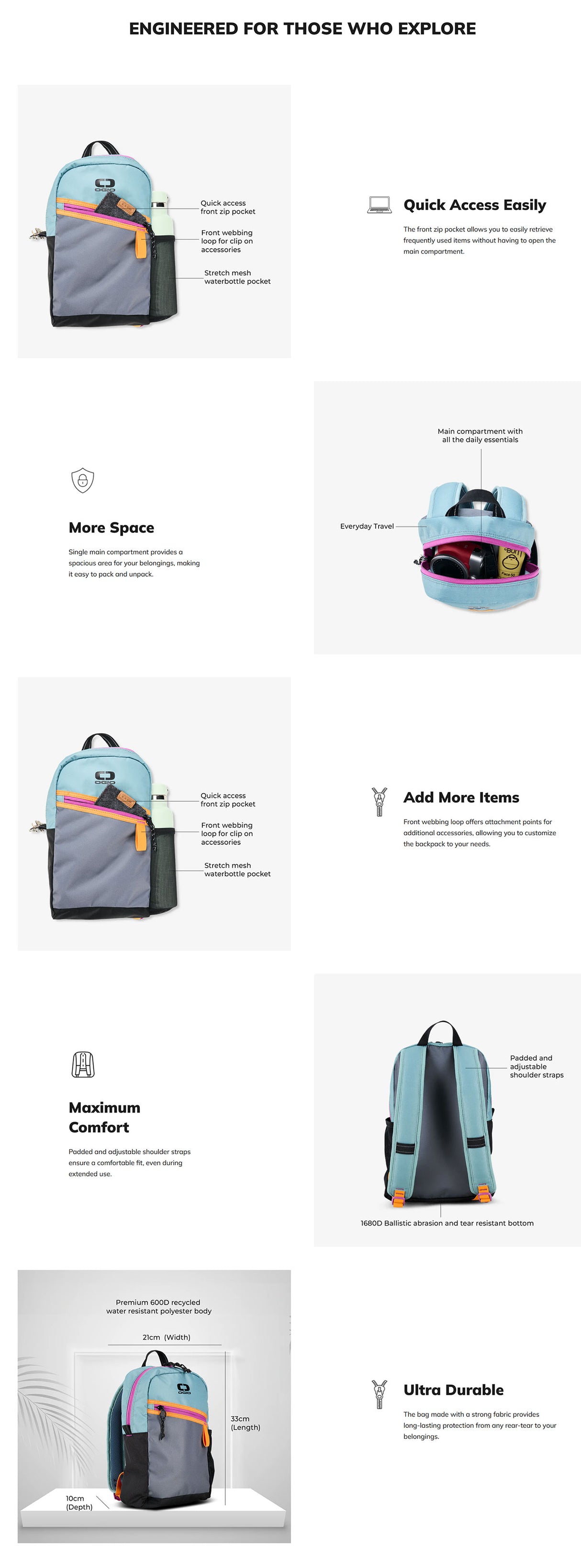 OGIO Alpha Mini Backpack