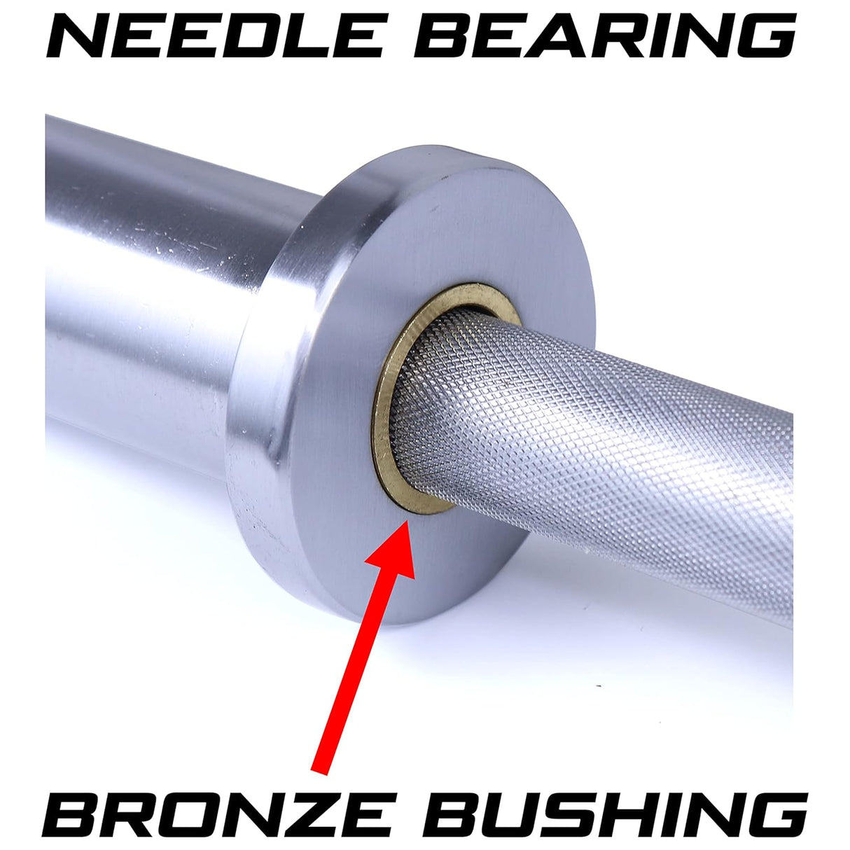 Kobo OR-7-D Olympic Powerlifting Barbell 86″ Bar