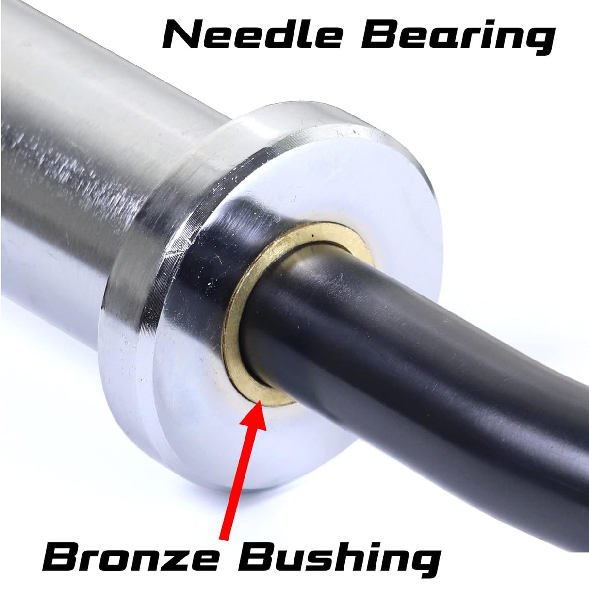 Kobo ORC-4-B Olympic Barbell 47″ Ez Curl Bar