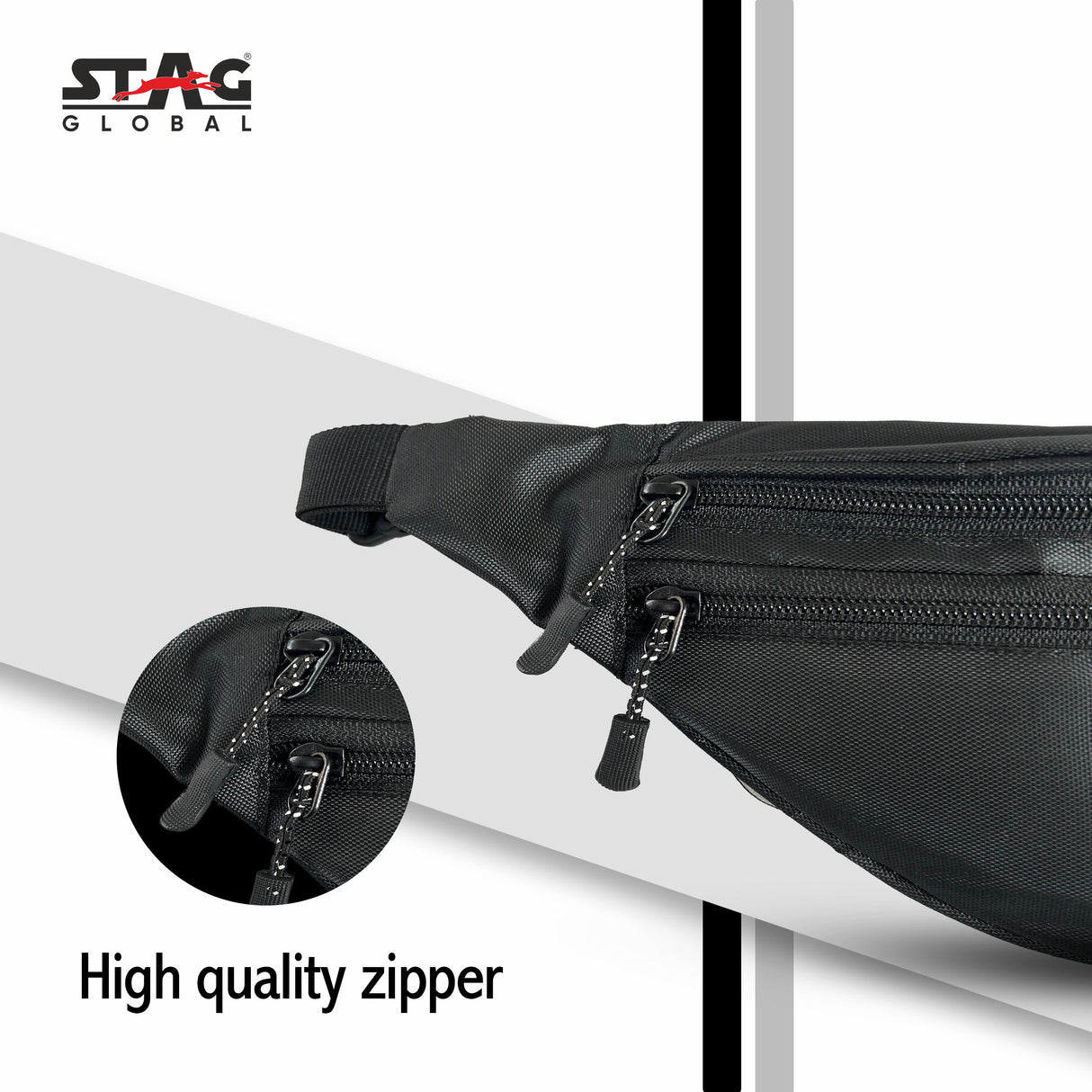 STAG GLOBAL Flex Side Bag – Versatile Crossbody Chest Bag with Adjustable Strap for Men & Women (Model 1)
