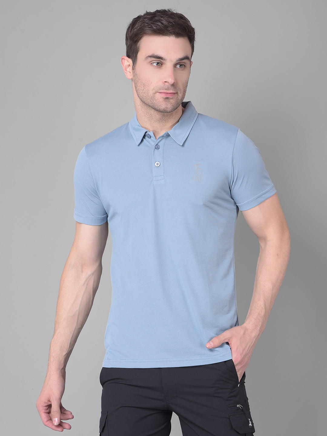 Grey Polo Elevate Your Style with Sporty T-shirt