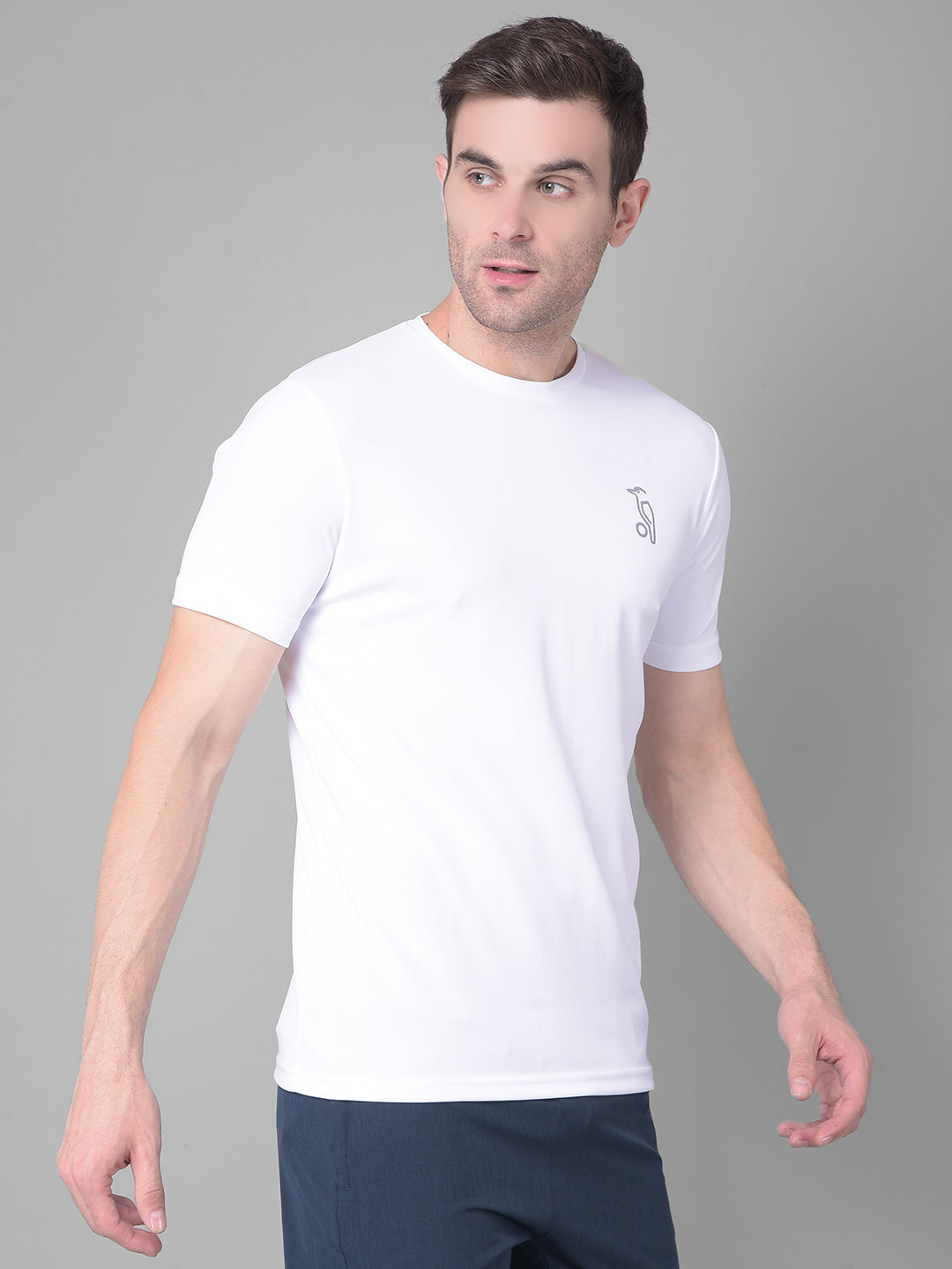 White Round Neck T-Shirt for Timeless Simplicity