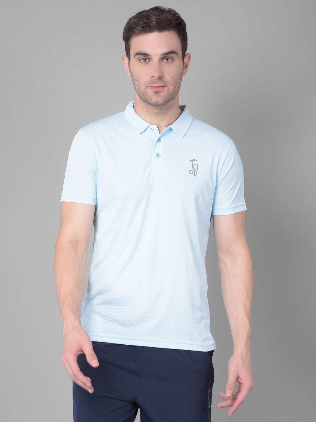 Sky Blue Polo Elevate Your Style with Sporty T-shirt