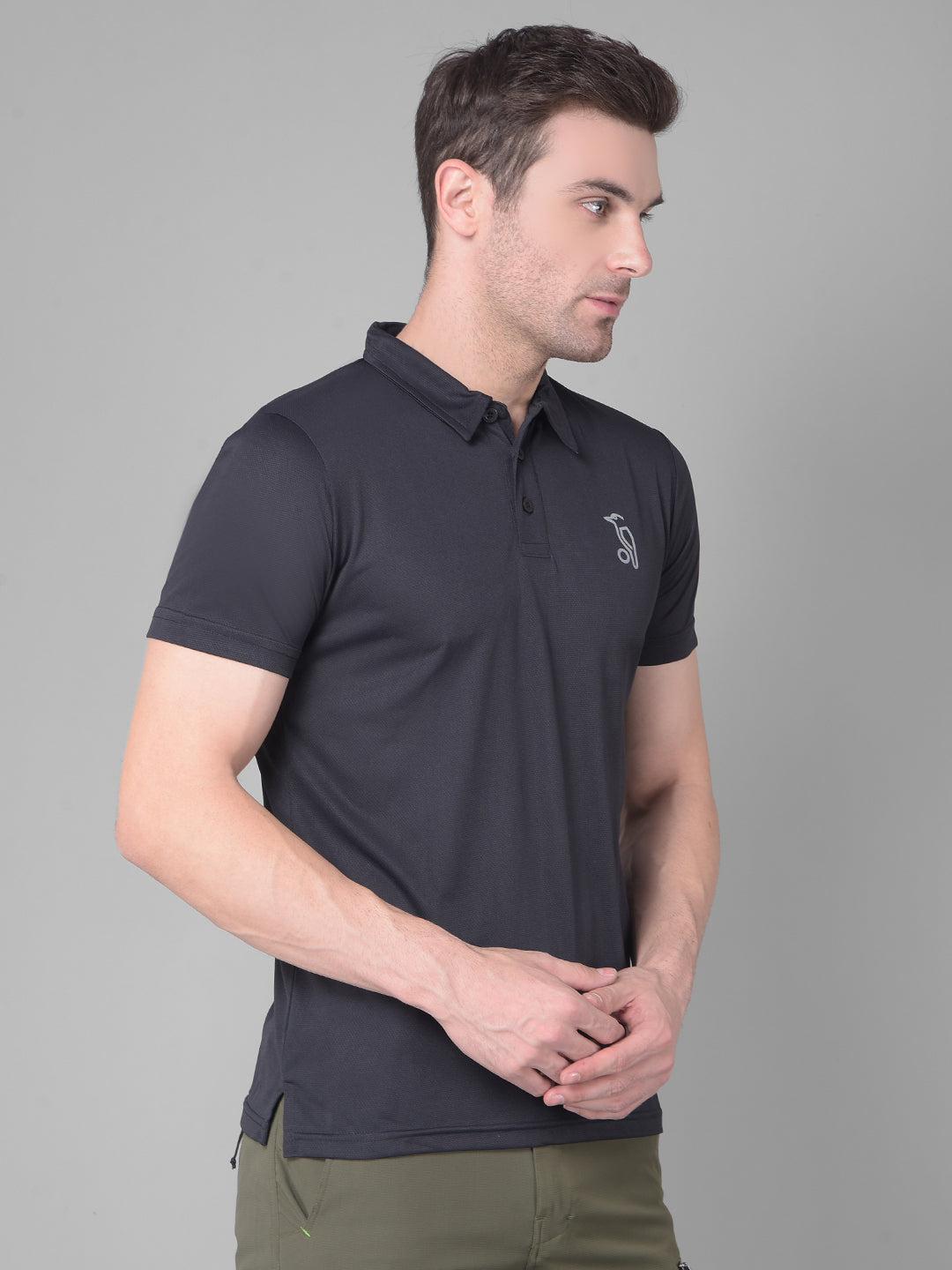 Black Polo T-shirt for Effortless Elegance
