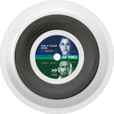 Yonex Poly Tour Pro Tennis String Reel 16L (1.25mm, 200m, Graphite)