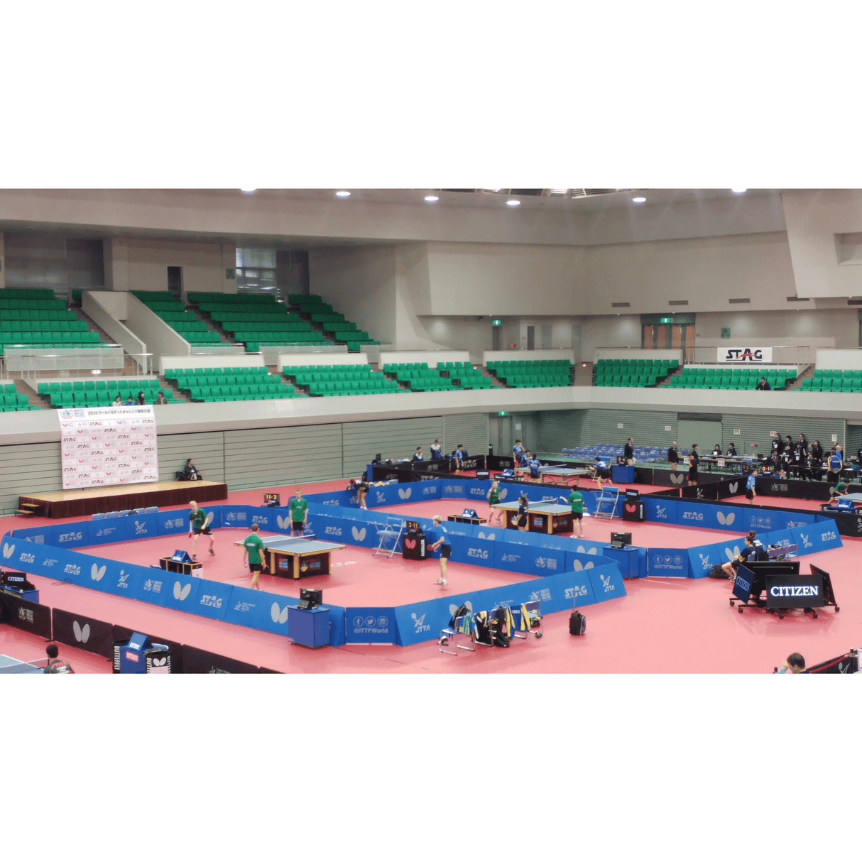 STAG GLOBAL Table Tennis Pyramid Surround Arena