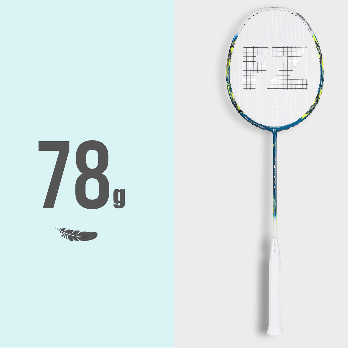 Light 8.1 Strung Badminton Racket (Safety Yellow) -5U/G5