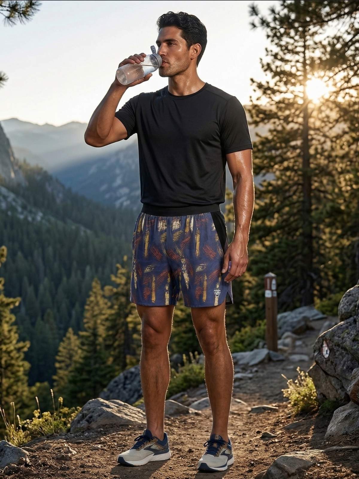 Dominion Running Shorts for Men – Breathable Athletic Gym Shorts