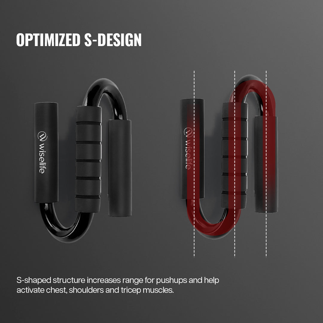 S-Shape Push-Up Bar