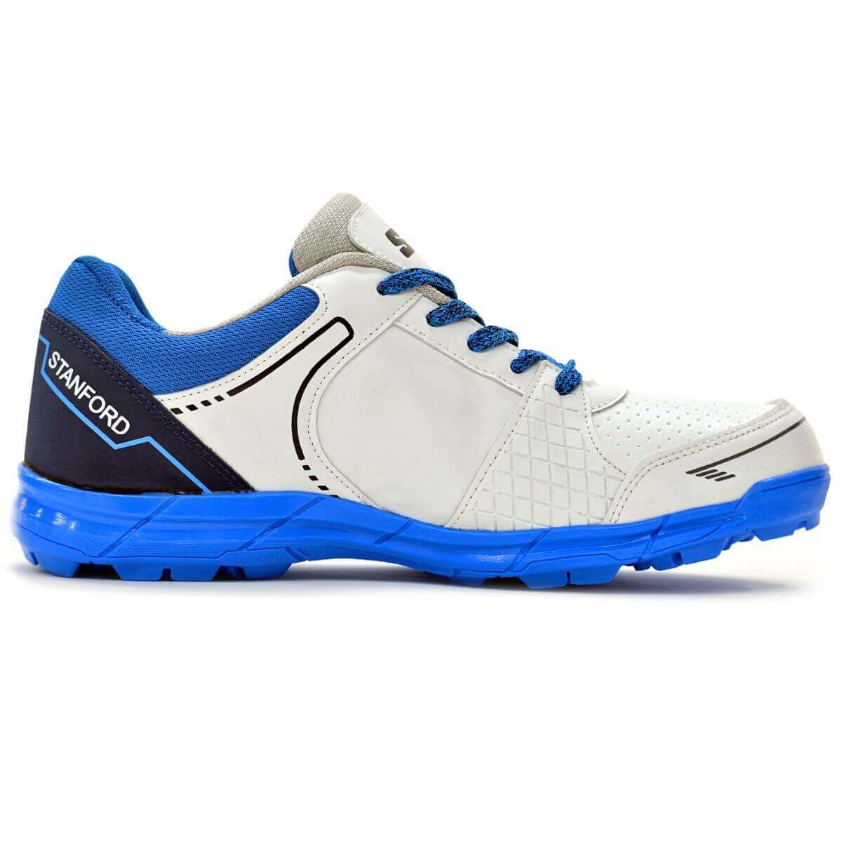 SF Warrior (Navy/White) Cricket Shoes - Shoes by Stanford