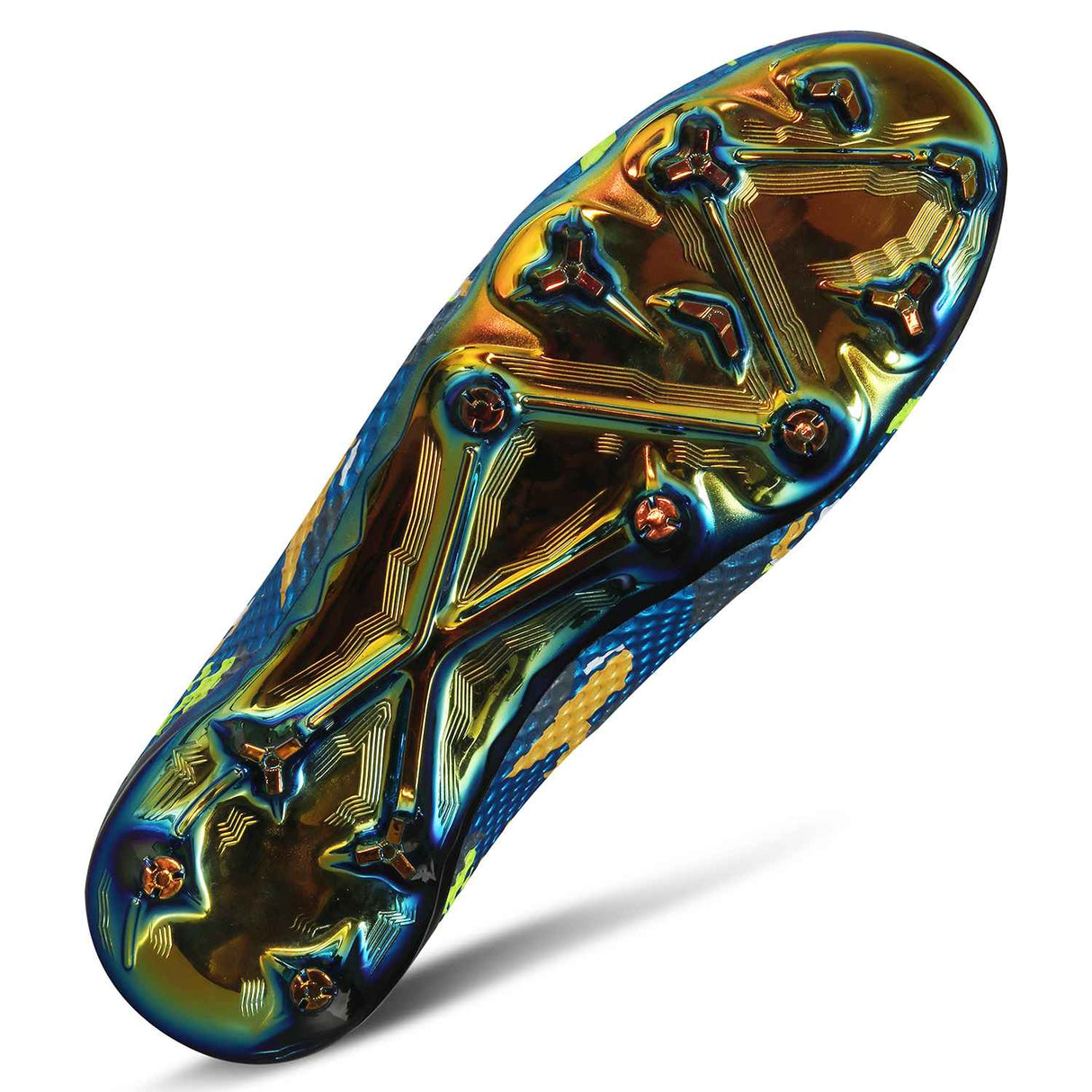 Vector X Elite 3D Texture TPU Fusing Upper with Electroplating TPU Sole, Sock for Grip, Soccer Football Studs,Durable, Lightweight