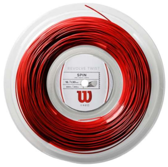 威尔胜 Revolve Twist 16号线轴装网球线 红色