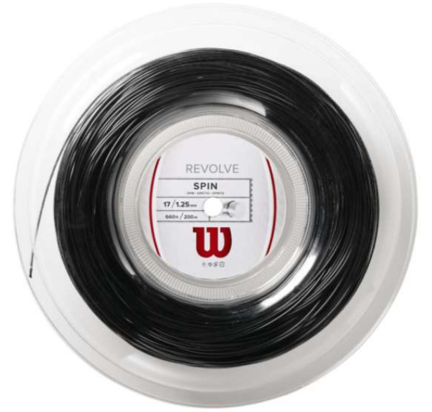 Wilson Revolve 17号网球线(卷装),黑色