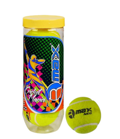 RMAX Neo Heavy Cricket Tennis Ball (Pack of 6) | Kibi Sports Belco