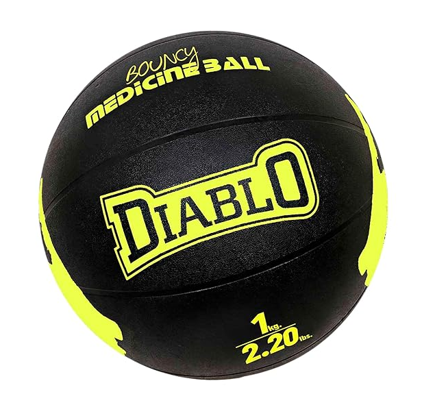 DIABLO Rubber Medicine Balls (1KG, 2KG, 3KG, 4KG, 5KG, 6KG, 7KG, 8KG, 9KG, 10KG)| Kibi Sports Belco