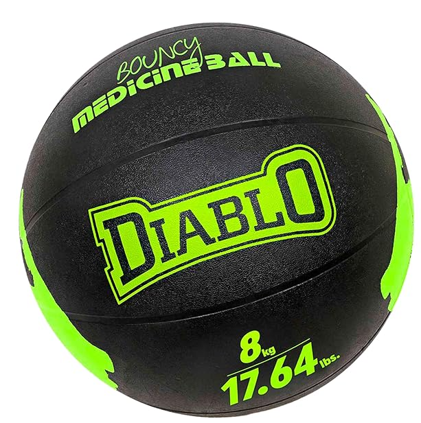 DIABLO Rubber Medicine Balls (1KG, 2KG, 3KG, 4KG, 5KG, 6KG, 7KG, 8KG, 9KG, 10KG)| Kibi Sports Belco